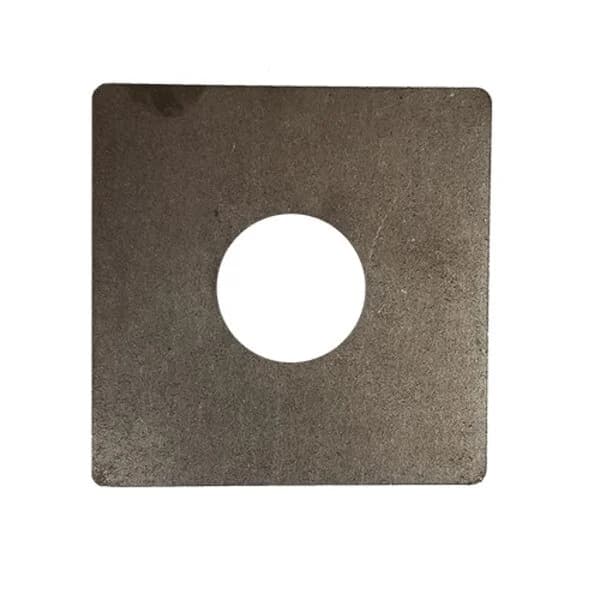 Square Plate 3" X 3/16" with Round - Fits 1.05" OD