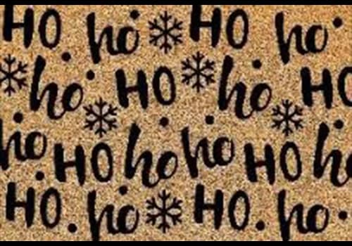 Decorative Christmas Laughter Mat