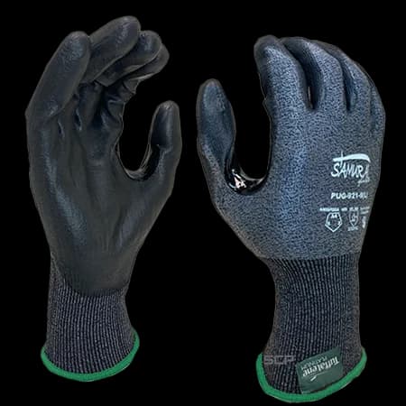 Samurai Cut Resistant Salt & Pepper Gloves - Medium