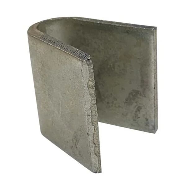 Hinge Strap (Corral Clip) 1-1/2" x 1-1/2", 9ga - Zinc