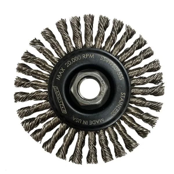 Stringer Bead Wire Wheel 4" X 5/16" x 5/8" - 11