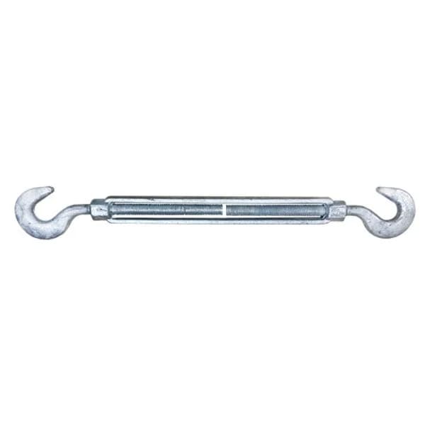 Turnbuckle Hook & Hook 1/2" x 9" - HDG