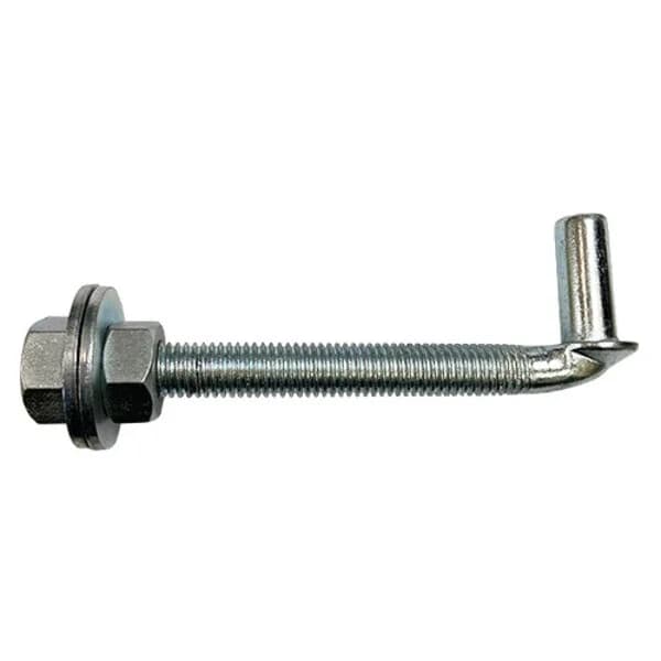 J Bolt with Washers & Nuts 5/8" x 6" - Zinc