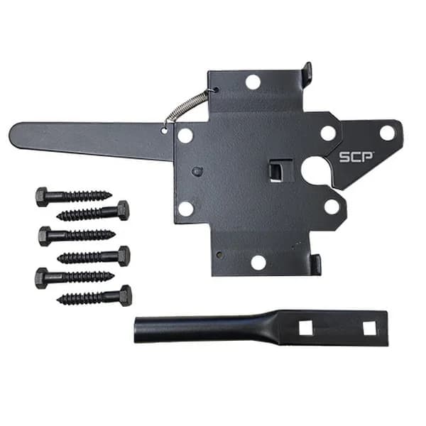 Universal Post Latch - Black Finish