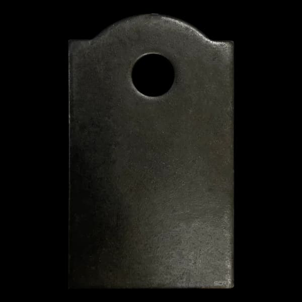 Weld Tab 1/8" x 2.5" x 1.5", 3/8" Hole
