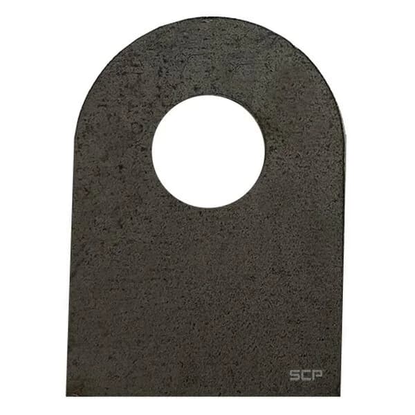 Flat Surface Mount Tab - 1.63" X 2.25" X 3/16" With 0.65" Hole