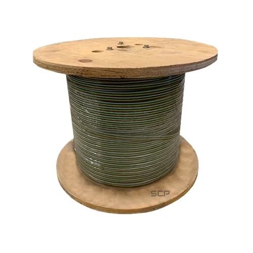 8AWG X 4C Flat - Bonded, Brown, Yellow, Green, White - 2,000ft Spools