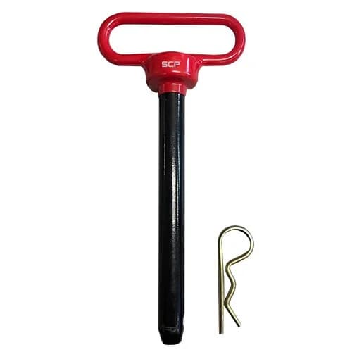 Hitch Pin With Red Handle - 3/4" x 6-1/2" UL