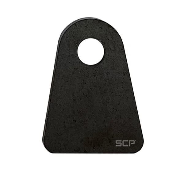 Triangular Flat Surface Mount Tab - 1.50" X 2" X 3/16" With 0.40" Hole | Spring Creek Products