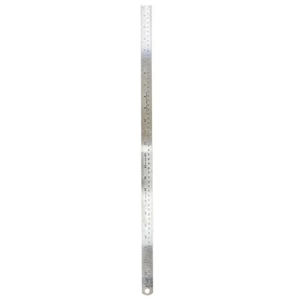 Stainless Steel Ruler With Conversion Chart - 24"