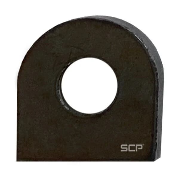 Flat Surface Mount Tab - 1.31" X 1.38" X 3/16" With 0.53" Hole