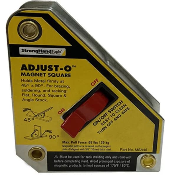 Strong Hand Tools - Adjust-O On / Off Magnet Square - Standard