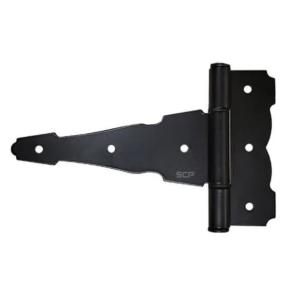 Heavy Duty Tee Hinge 6" Black