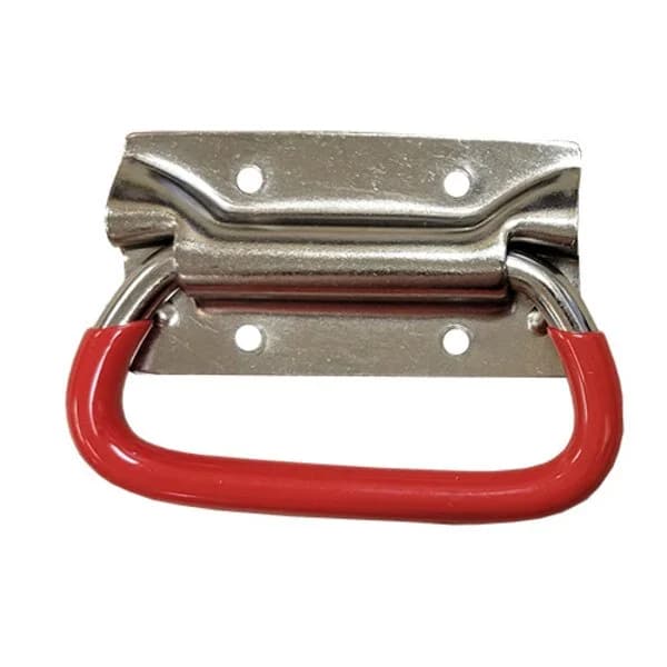 Chest Handle with Red Grip 3-3/8" x 1-7/8"