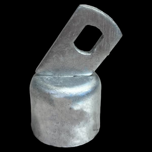 Rail Ends Tabbed 1-3/8" for Chain Link