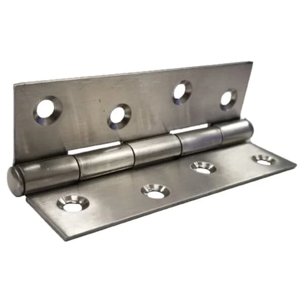 Flat Hinge Bolt-on 4" x 2-1/4" 16ga - Stainless Steel